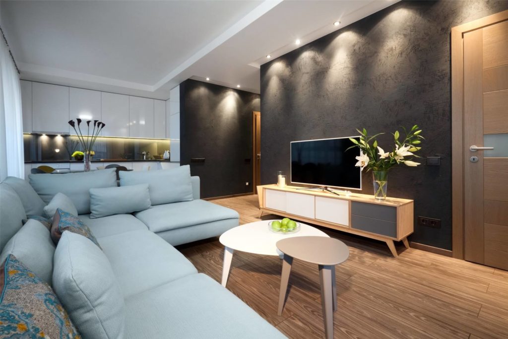 renovation salon et cuisine dun appartement divonne